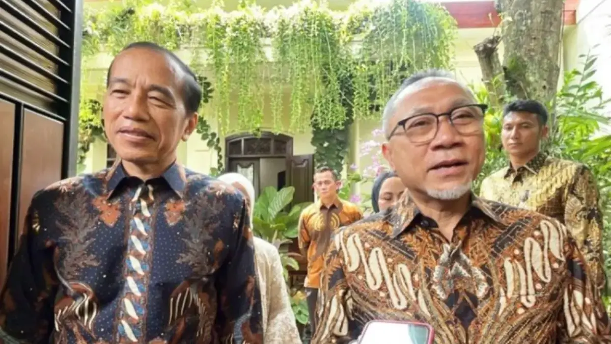Bertemu Jokowi, Zulhas: Saya Dibimbing Dulu Selama 2 Tahun Menko Bidang Pangan, Zulkifli Hasan temui Jokowi di Solo, Rabu (9/4/2025).