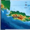 Kota Bogor diguncang gempa Kamis (10/4/2025) malam. (Foto: BMKG)