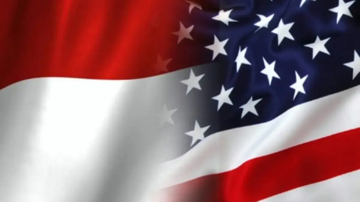 Ilustrasi Indonesia Amerika