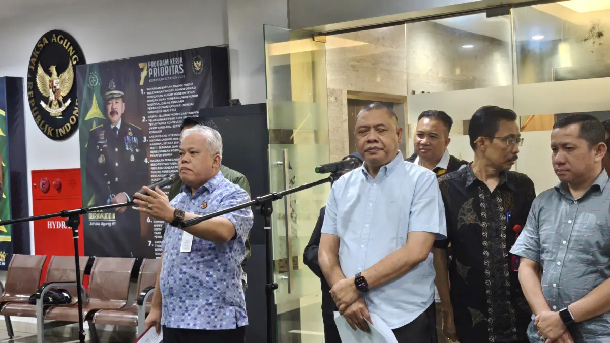 Konferensi pers kasus suap penanganan perkara di PN Jakarta Pusat
