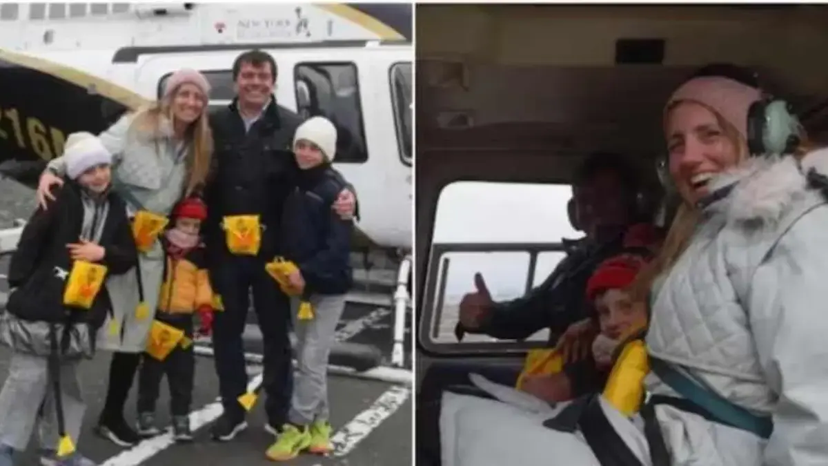 Tragedi Tamasya, Helikopter Wisata Jatuh di Sungai Telan Korban Bos Siemens, Istri dan Tiga Anaknya Bos Siemens dan keluarganya yang tewas dalam kecelakaan helikopter di New York pada Kamis, 10 April 2025/Net
