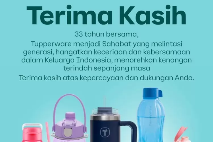 Tupperware Brands Corporation Resmi Berhenti di Indonesia Usai Beroperasi 33 Tahun Tupperware pamit mengundurkan diri. (TikTok/@hrdbacot)