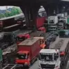 Kemacetan di Tanjung Priok, Jakarta Utara, Kamis (17/4/2025). (Dok. Istimewa)