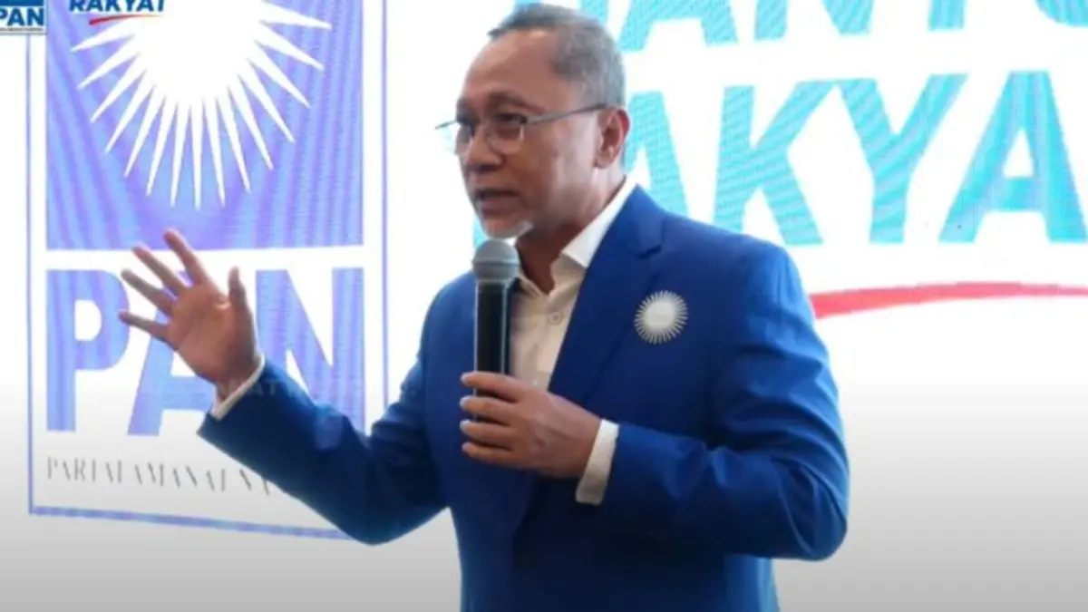 Ambisi Partai Amanat Nasional Jadi 4 Besar Pileg 2029 Ketua Umum (Ketum) Partai Amanat Nasional (PAN) Zulkifli Hasan. (Foto: Tangkapan layar PANTV)