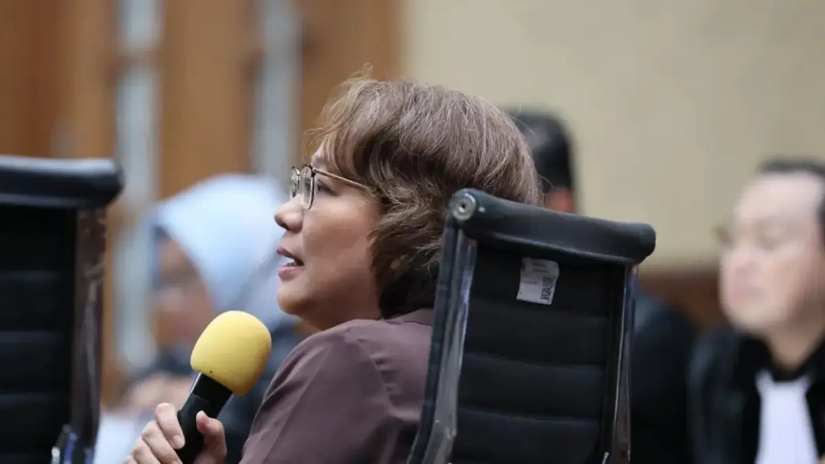 Terungkap Rekaman Percakapan Hasto Berpesan ke Wahyu Loloskan Harun Masiku adalah Perintah 'Ibu' Saksi Agustiani Tio Fridelina di Pengadilan Tindak Pidana Korupsi (Tipikor) pada Pengadilan Negeri Jakarta Pus