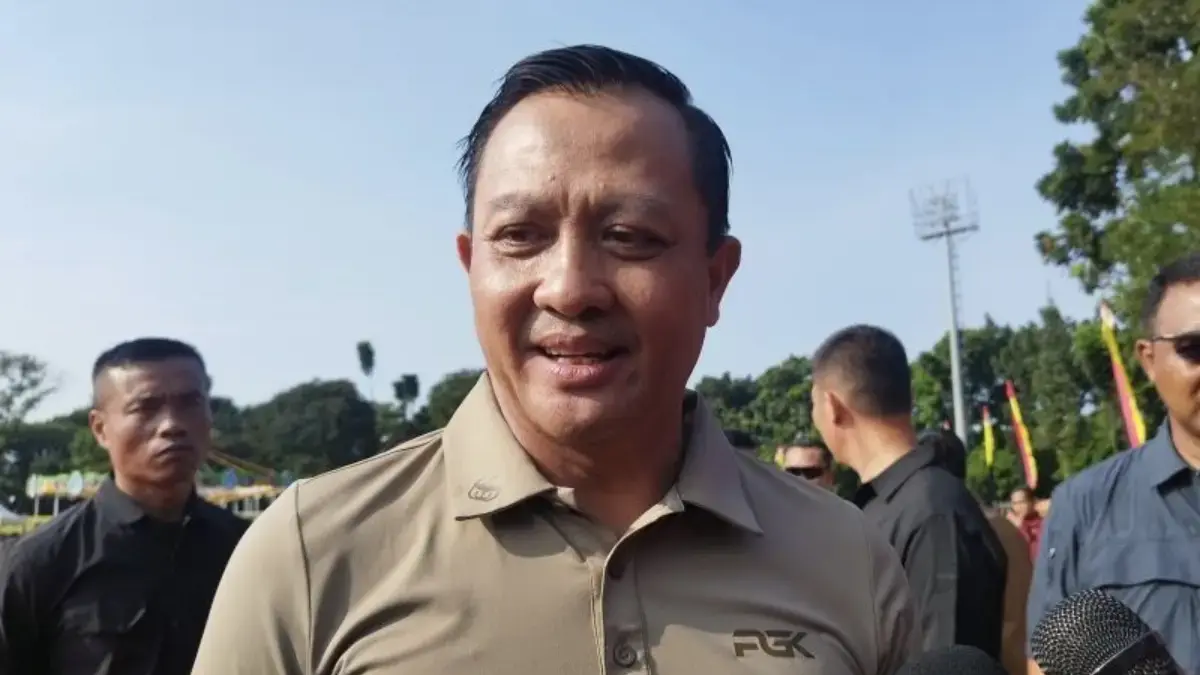 Danjen Kopassus TNI AD Mayjen TNI Djon Afriandi di Markas Kopassus Cijantung, Jakarta, Sabtu (26/4/2025). (Fot