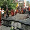 Bikkhu Thudong singgah di Vihara Watugong Semarang, Rabu (7/5/2025.