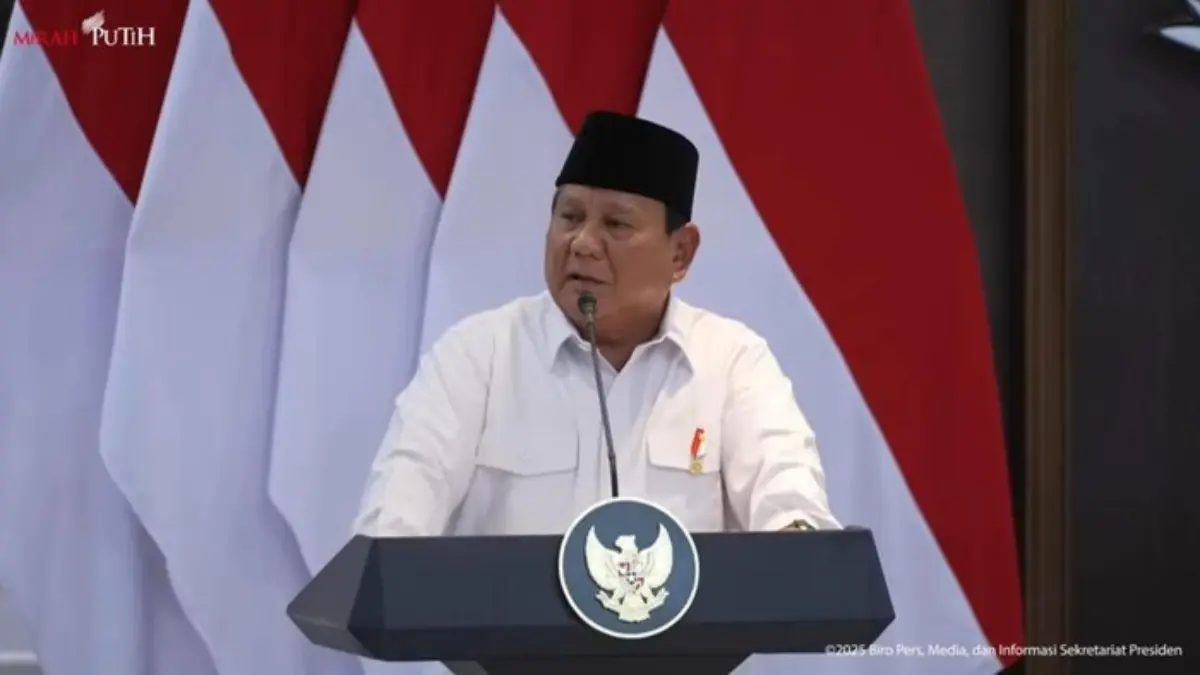 Presiden Prabowo Subianto (Dok. YouTube Setpres)