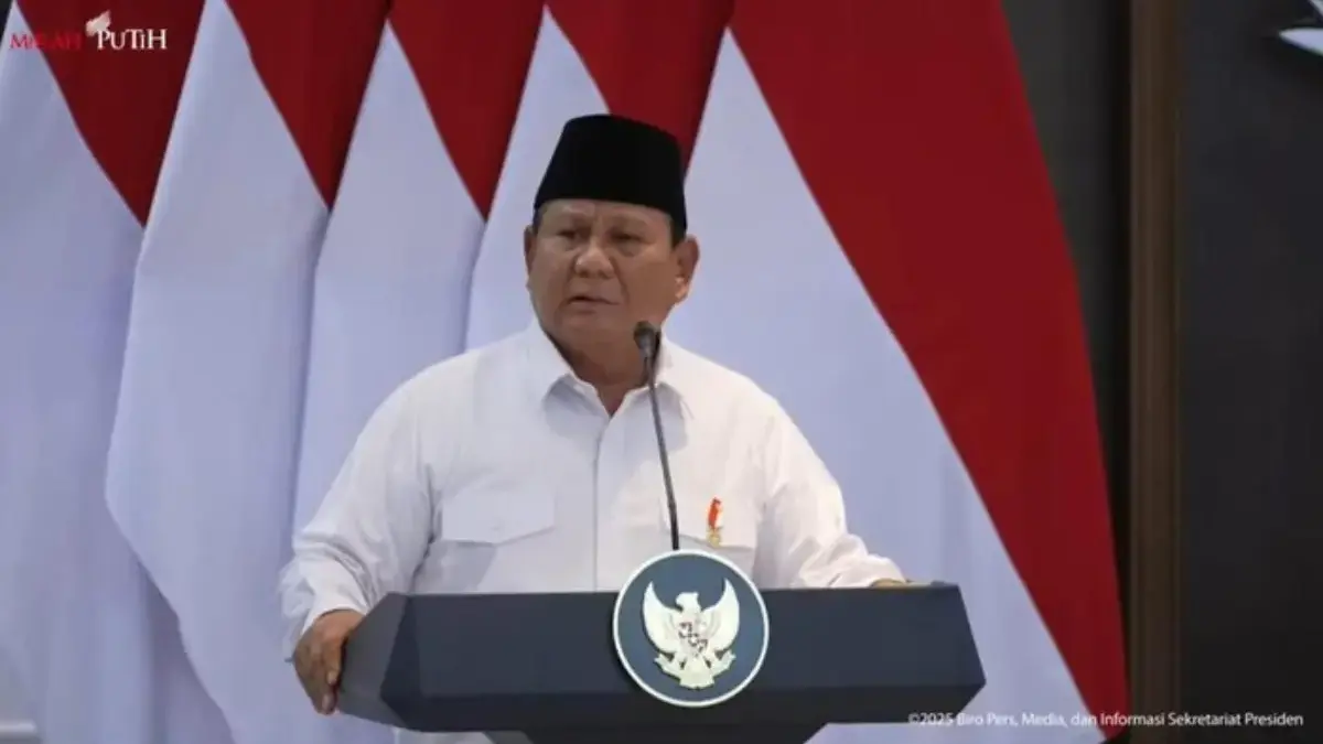 Presiden Prabowo Subianto (Dok. YouTube Setpres)