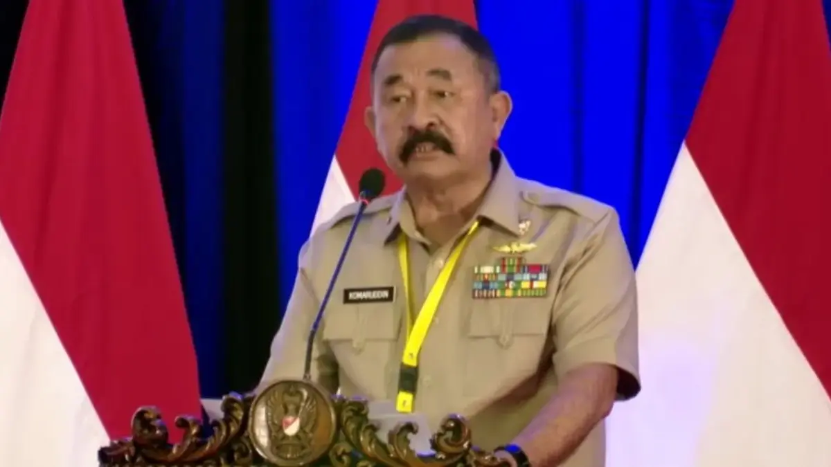 Plt Ketua Umum PPAD Mayjen Purn Komaruddin Simanjuntak di acara halal bihalal pada Selasa, 6 Mei 2025/Repro