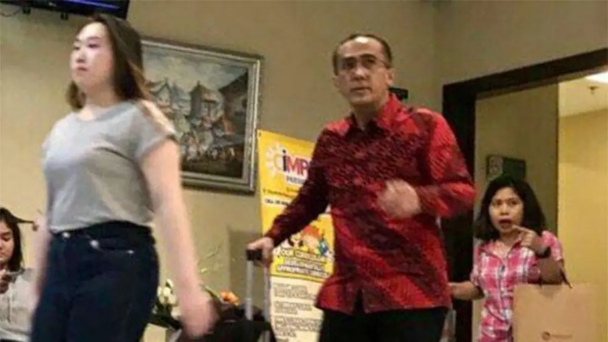 Belum Tutup Buku Meski Hasto Bebas, Kejarlah Harun Masiku Harun Masiku saat di Hotel Grand Hyatt Jakarta pada 8 Januari 2020. (Istimewa)