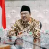 Menteri Sosial Saifullah Yusuf (Gus Ipul) saat memberikan arahan secara daring pada acara Pelatihan Fasilitato