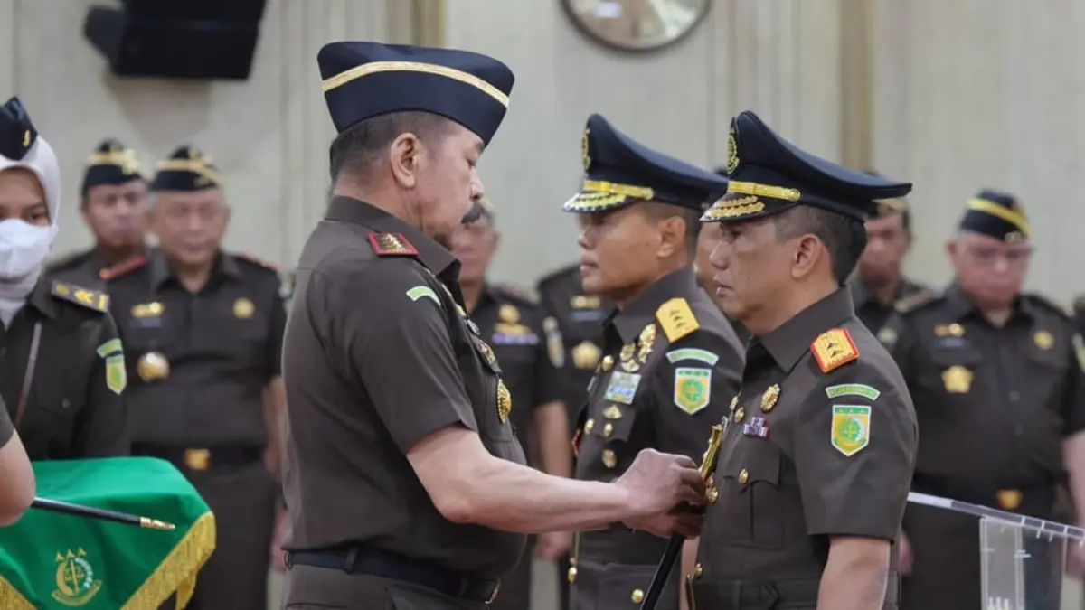 Jaksa Agung RI, ST Burhanuddin, melantik Patris Yusrian Jaya, sebagai Kepala Kejaksaan Tinggi (Kajati) Daerah