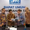 PT Lippo Cikarang Tbk (LPCK) mengumumkan perubahan susunan Dewan Komisaris dan Direksi dalam Rapat Umum Pemega
