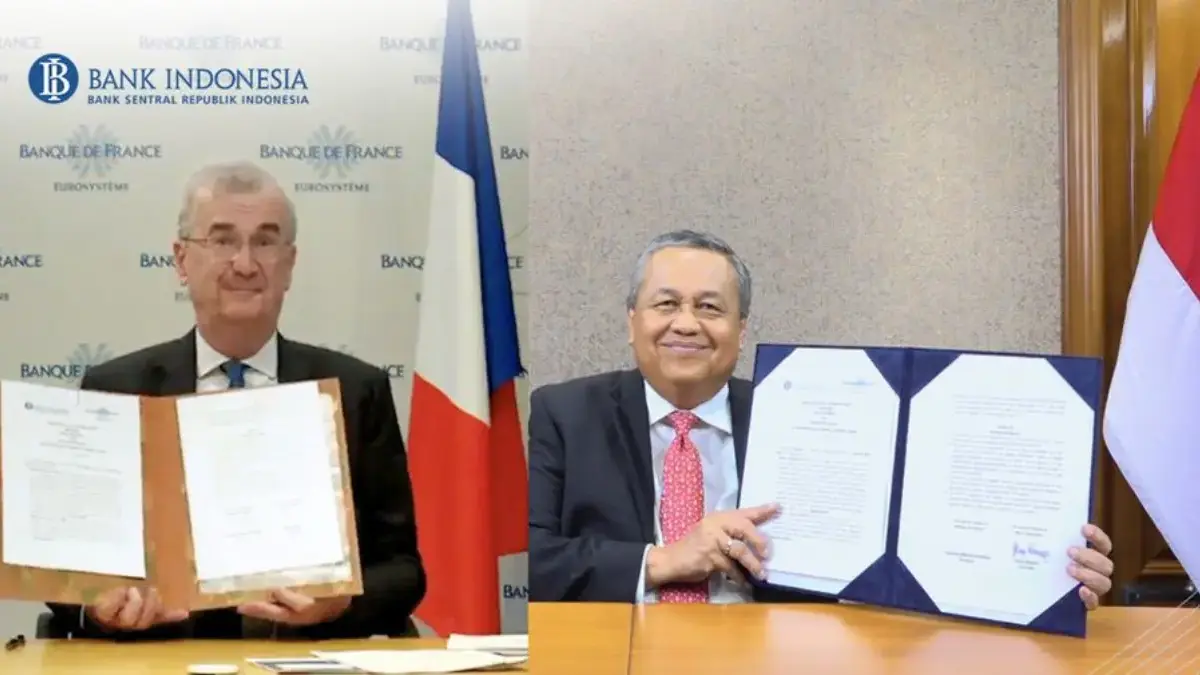 Bank Indonesia (BI) dan Banque de France (BdF) menyepakati penguatan kerja sama bilateral di area kebanksentra