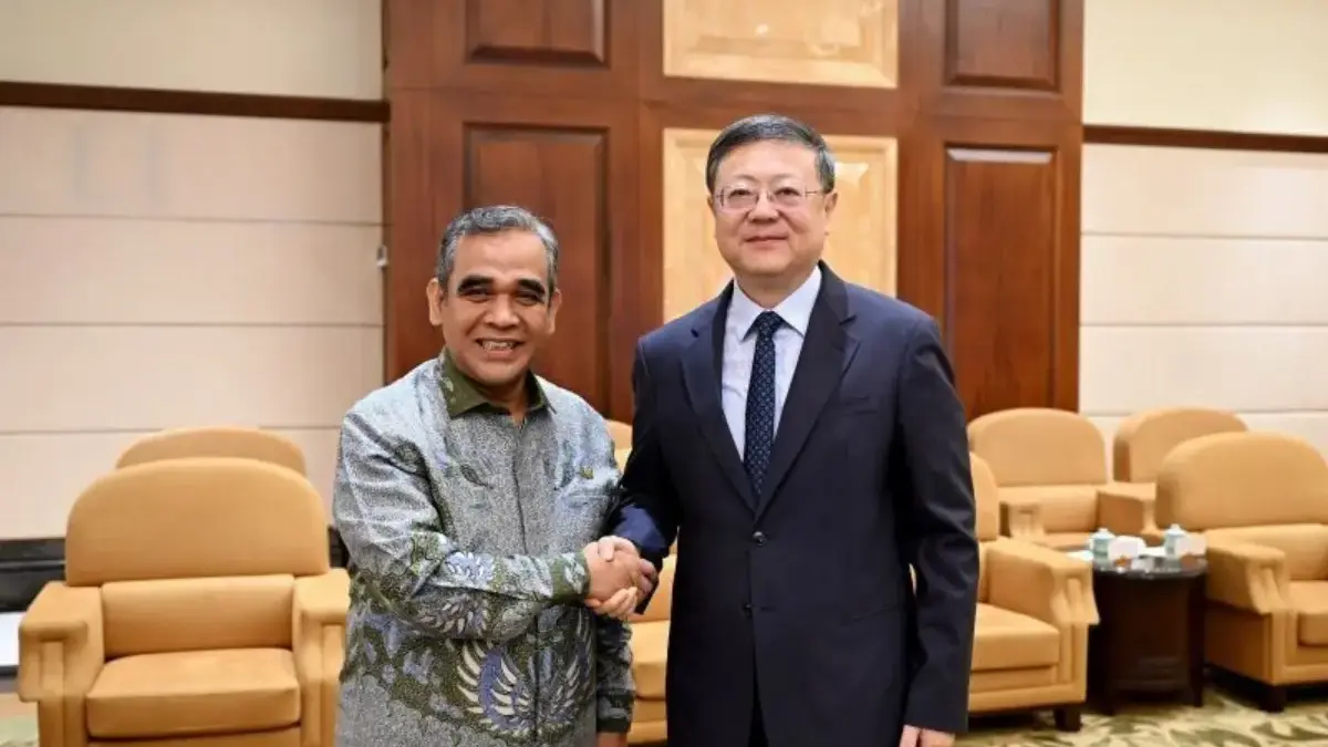 Ketua MPR RI yang juga Sekretaris Partai Gerindra Ahmad Muzani bertemu dengan Sekretaris Partai Komunis China
