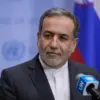 Menteri Luar Negeri Iran Abbas Araghchi berbicara dalam konferensi pers di markas besar PBB, Rabu, 25 Septembe