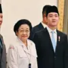Kebersamaan Presiden Prabowo Subianto, Wakil Presiden Gibran Rakabuming Raka dan Presiden ke-5 RI Megawati Soe
