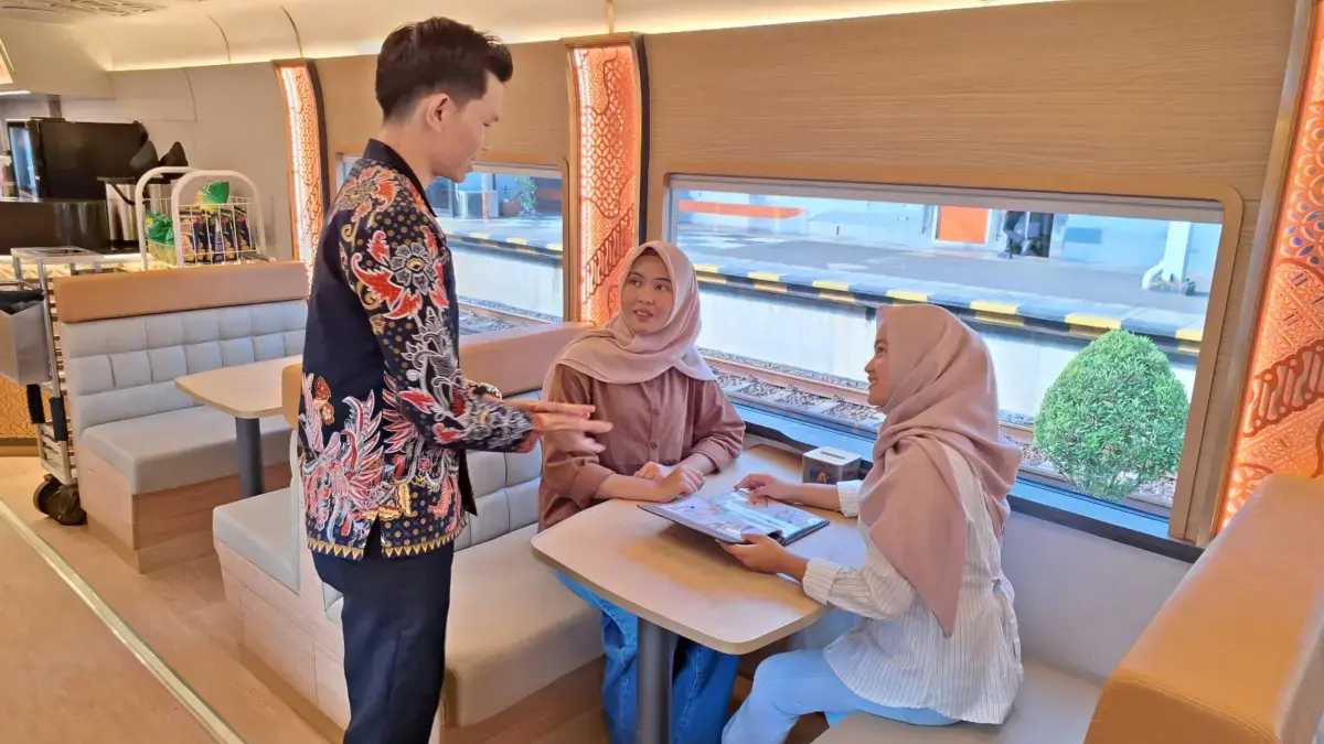 PT. Kereta Api Daop 3 Cirebon terus memberikan pelayanan maksimal kepada penumpangnya, inovasi terbarunya yakn