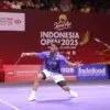 Tunggal putra Indonesia Alwi Farhan. (PP PBSI/PP PBSI)