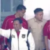 Presiden Prabowo Subianto menonton langsung pertandingan Kualifikasi Piala Dunia 2026 antara Timnas Indonesia