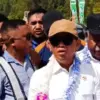 Menteri Energi dan Sumber Daya Mineral (ESDM) Bahlil Lahadalia mengunjungi Pulau Gag, Raja Ampat, Sorong, Papu