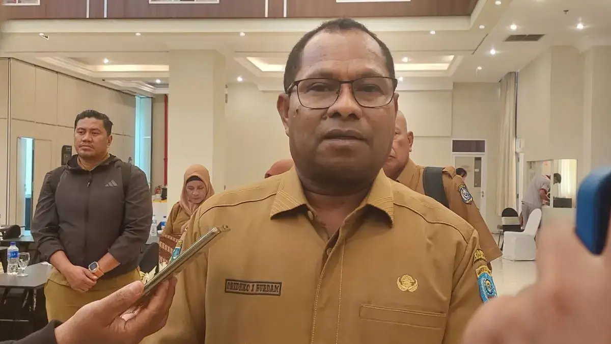 Bupati Raja Ampat, Orideko Burdam. (Foto: ANTARA/Yuvensius Lasa Banafanu).