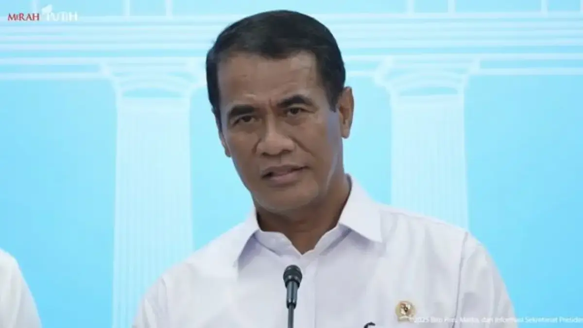 Menteri Pertanian (Mentan) Andi Amran Sulaiman dalam Keterangan Pers Menteri Usai Ratas Terkait Stimulus Ekono