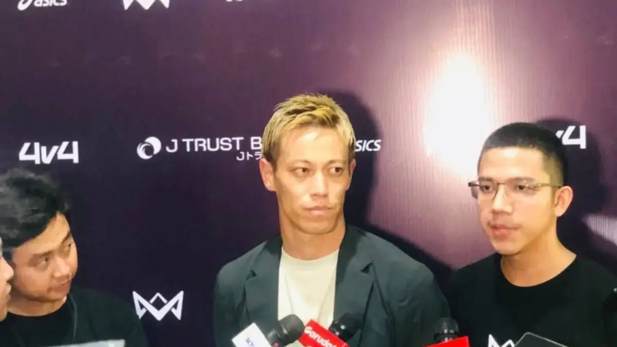 Legenda timnas Jepang Keisuke Honda. (Foto: Antara)