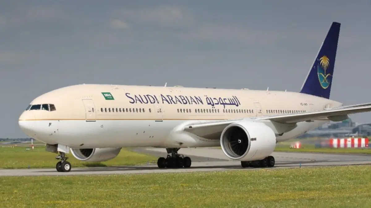 Ilustrasi pesawat Saudi Airlines (Foto: Getty Images/rebius)