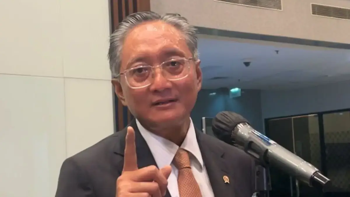 Menteri Pekerjaan Umum Dody Hanggodo dalam jumpa pers di Jakarta, Sabtu malam (28/6/2025). (Foto: Antara/Haria