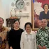 Wakil Ketua DPR RI Sufmi Dasco Ahmad bersama Mensesneg Prasetyo Hadi bertemu Ketum PDIP Megawati soekarnoputri