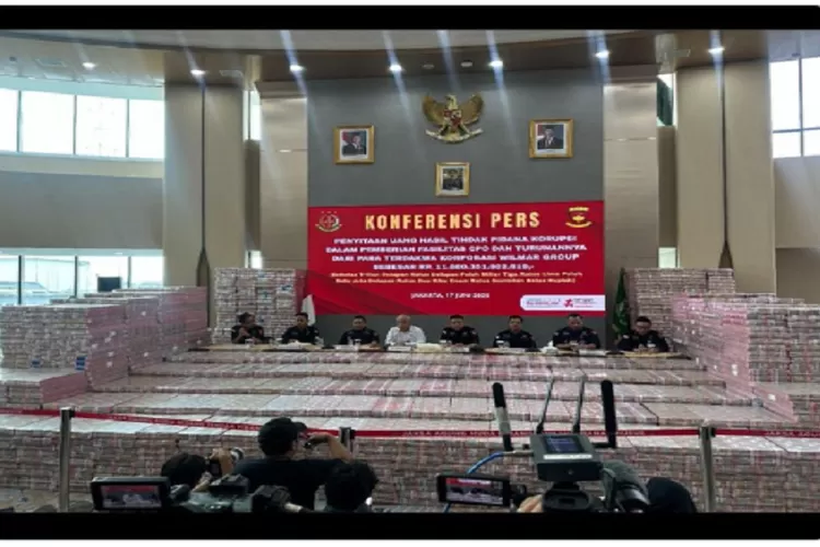 Temuan uang sitaan Kejaksaan Agung Rp 11 Trilliun dari dugaan korupsi CPO (Ist)