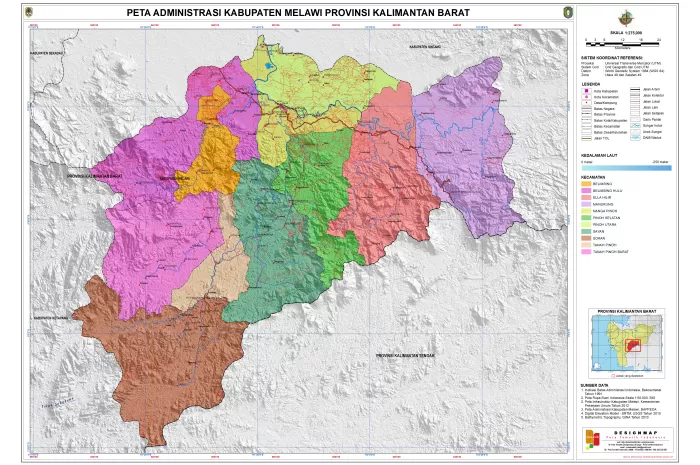 Potensi Nuklir di Kalimantan Barat: Total Cadangan Uranium dan Thorium Capai 24.112 Ton Peta Kabupaten Melawi, Kalimantan Barat (melawikab.go.id)