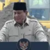Presiden Prabowo Subianto saat groundbreaking ekosistem industri baterai kendaraan listrik terintegrasi Konsor