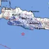 Gempa berkekuatan M4,8 terdeteksi di Priangan Timur, sekitar 104 meter di barat daya Tasikmalaya, Jawa Barat p