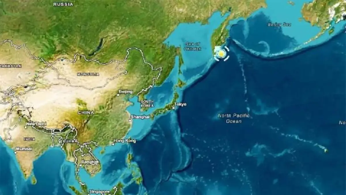 Gempa bumi tektonik berkekuatan magnitudo 8,7 mengguncang pesisir timur Kamchatka, Rusia, 30 Juli 2025. Antara
