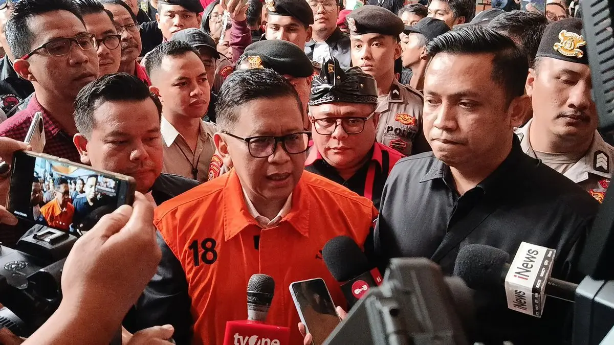 Terdakwa Hasto Kristiyanto dalam kasus suap PAW Harun Masiku (ANTARA)