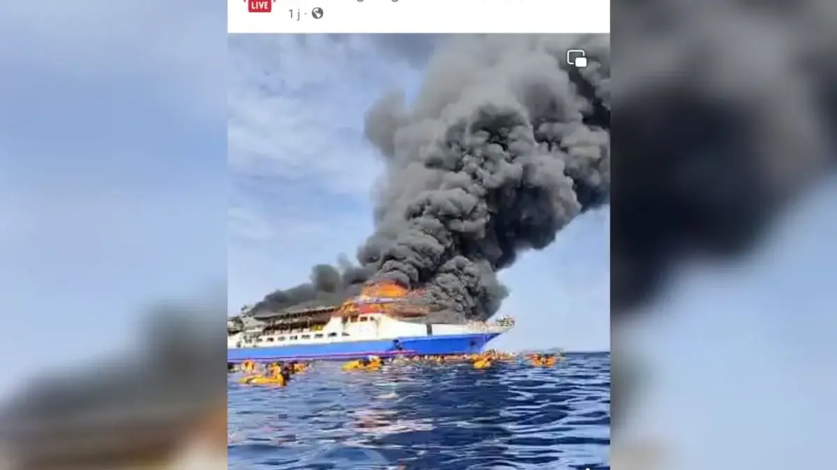 Kapal Motor Barcelona V yang terinformasi berlayar dari Pelabuhan Kabupaten Kepulauan Talaud menuju Pelabuhan