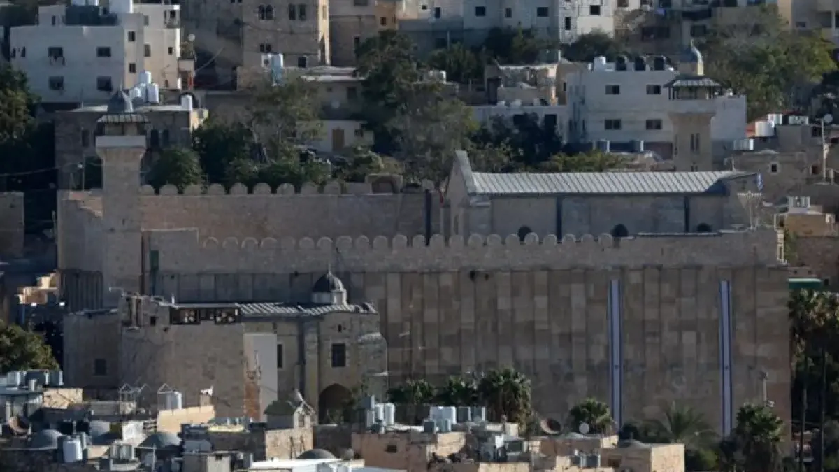 Masjid Ibrahimi, Hebron, Tepi Barat. /ANTARA/Anadolu/py (Anadolu)