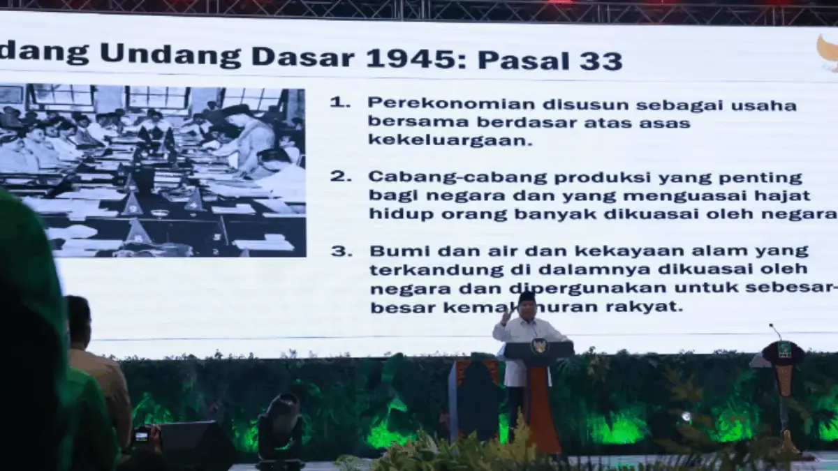 Pidato Presiden Prabowo di Harlah Ke-27 Partai Kebangkitan Bangsa (PKB), Rabu malam (23/7/2025),