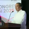 Presiden Ke7 RI Joko Widodo saat Kongres PSI Partai Super Terbuka di Solo, Jawa Tengah, Sabtu (19/7/2025). You