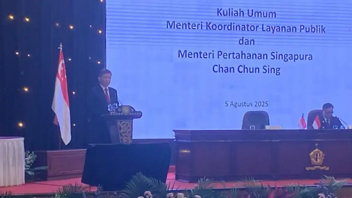 Kuliah umum Lemhannas RI, di Aula Dwi Warna, Jakarta Pusat, Selasa 5 Agustus 2025/RMOL