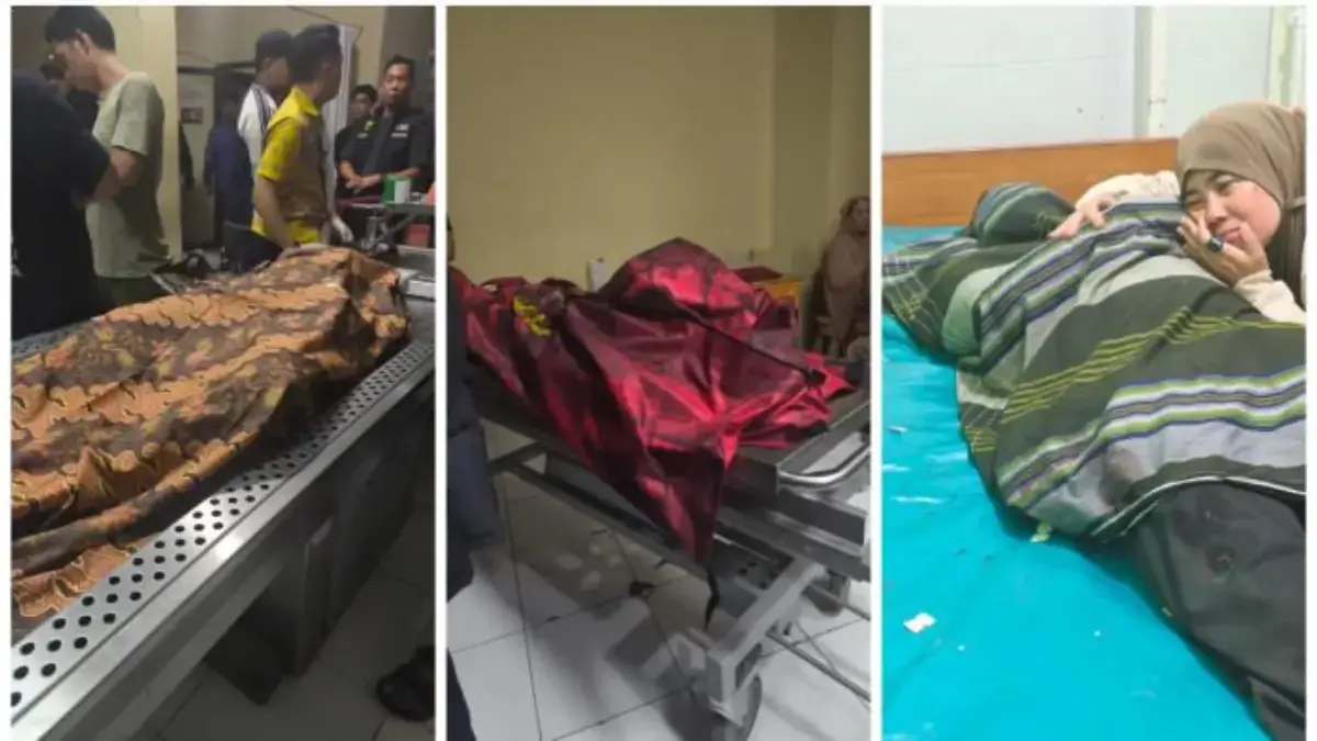 Kantor DPRD Kota Makassar Dibakar Massa: 3 Tewas Kolase foto korban meninggal dunia di gedung DPRD Makassar. (Handover)