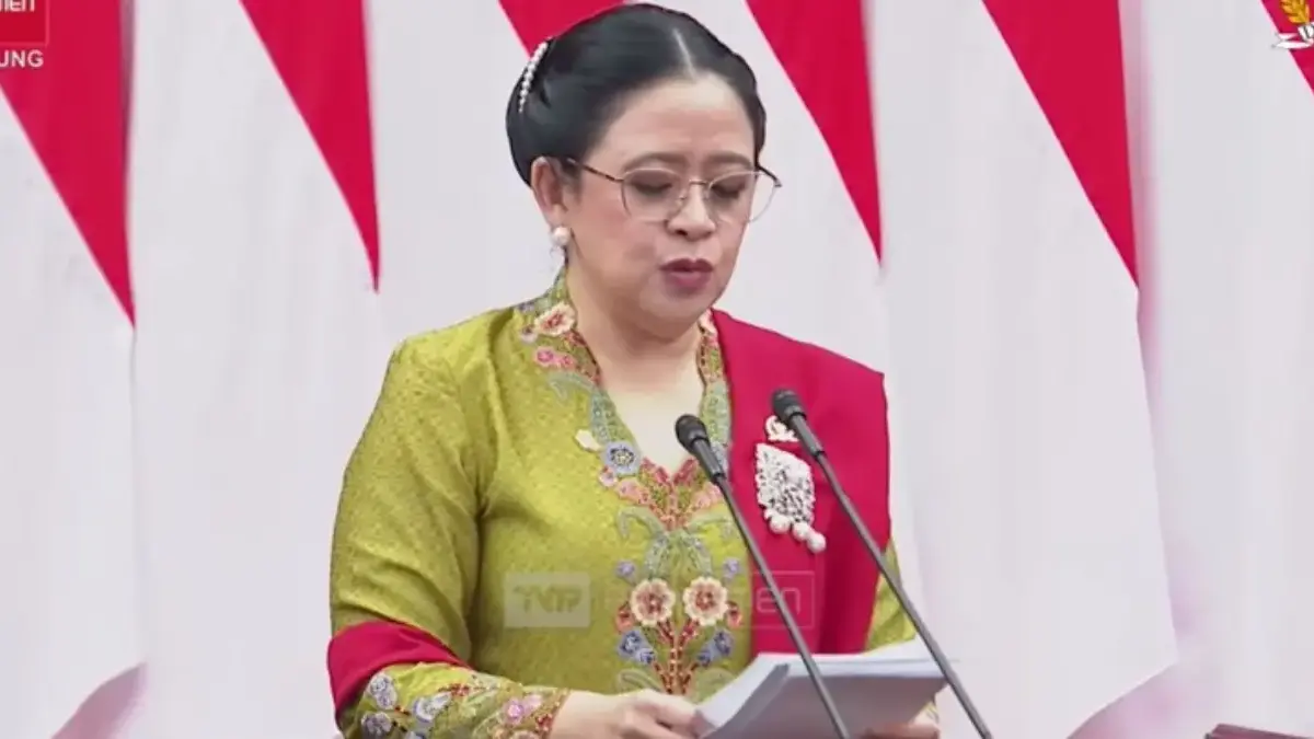 Puan Maharani di Hadapan Prabowo: DPR Tegur Menteri yang Tak Searah Dengan Presiden Ketua DPR Puan Maharani di Gedung Nusantara, Kompleks Parlemen, Senayan, Jumat, 15 Agustus 2025. (Foto: YouTub