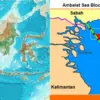 Ilustrasi Blok Ambalat yang menjadi sengketa antara Indoensia dan Malaysia(Intisari)