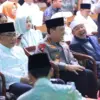 Kapolri Listyo Sigit Prabowo saat menghadiri Haul Pondok Pesantren Buntet Cirebon, Sabtu (2/8/2025).