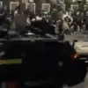 Ojol terlindas mobil polisi (Dok Istimewa)