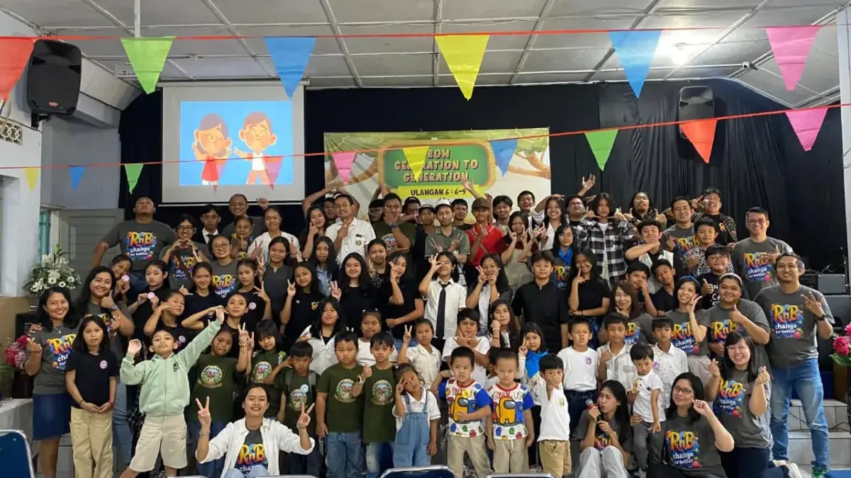 Hari Nasional Sekolah Minggu GSJA Kristus Raja Kenalkan Iman Kristen Lintas Generasi Berkat Bagi Bangsa Anak sekolah minggu GSJA Kristus Raja Kota Salatiga, Minggu (31/8)