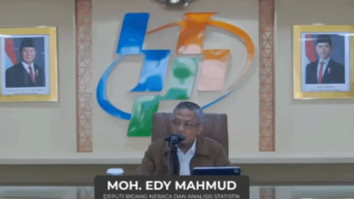 Deputi Bidang Neraca dan Analisis Statistik BPS, Moh. Edy Mahmud. (Foto: YouTube BPS)